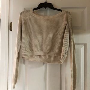 cropped sweater